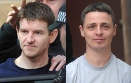 Derry mortar bomb accused Gary McDaid (right) and Seamus McLaughlin who was granted bail.