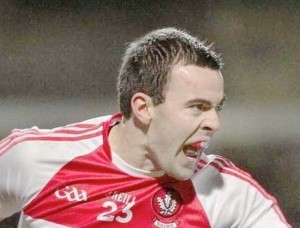 Cailean O’Boyle: Derry's goal scorer.