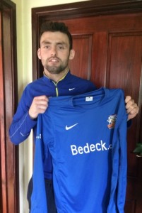 Eoin Bradley: signed two year contract with Glenavon.