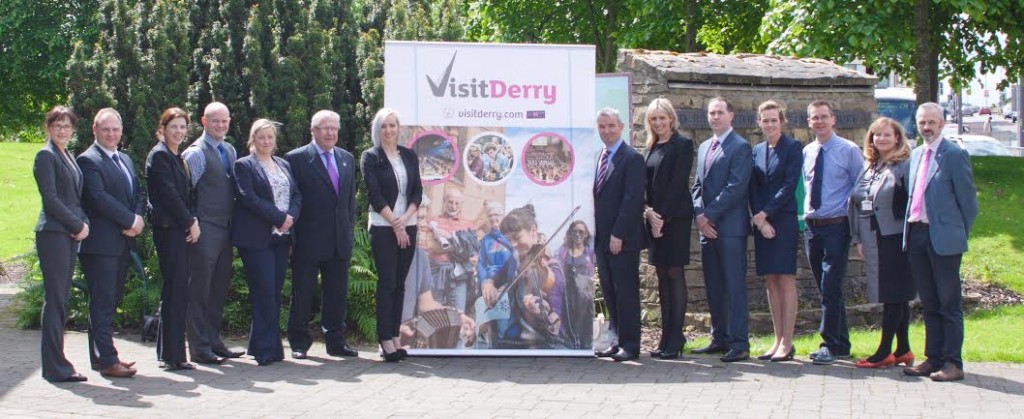 Group pictured at the launch of the Visit Derry "Business Tourism Taskforce." 