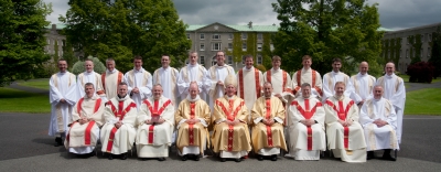 Rev Seán O'Donnell is pictured second from the left on the back row. Photograph: courtesy of Paul Keeling Photography. 
