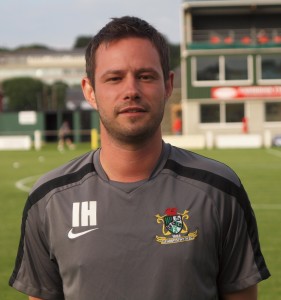 Aberystwyth Town manager Ian Hughes.