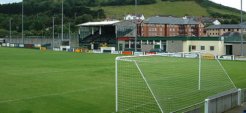 Park Avenue which will host the second leg of the Aberystwyth Town-Derry City Europa League tie.
