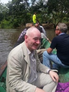 Mr Durkan pictured during his visit to Colombia.