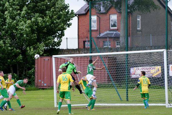 Action from last year's Quigley-McDowell Memorial Cup final between Celtic Swifts and Finn Harps.