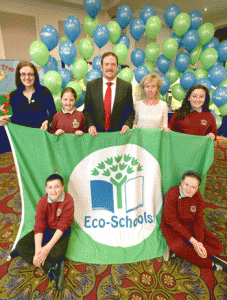 Craigbrack Primary School celebrate raising Eco-Schools Green Flag