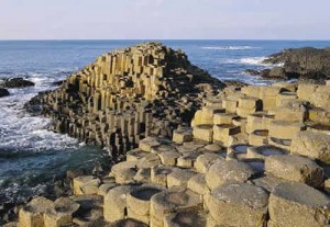 The Giants Causeway where the two women had been visiting.