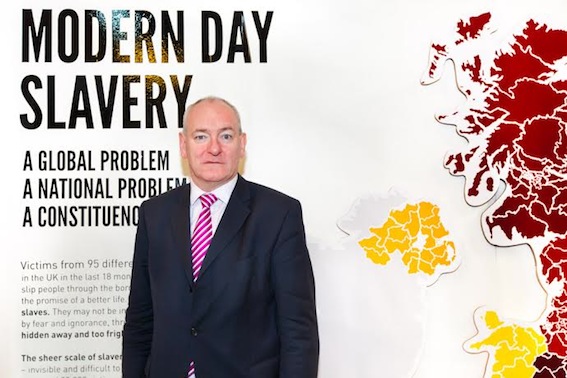 Foyle MP Mark Durkan highlighting the hidden nature of modern day slavery. 