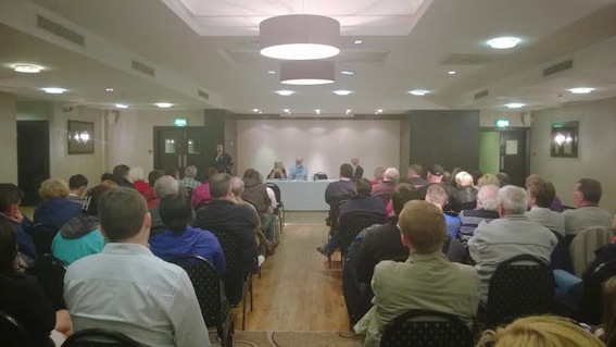 The attendance at the welfare rights meeting in the Tower Hotel.