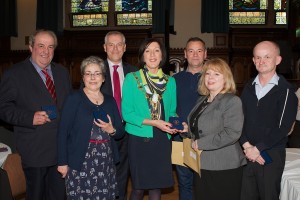 Mayor Brenda Stevenson at presentation for staff of Derry City Council yesterday