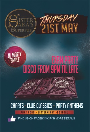 thurs21may Exam party