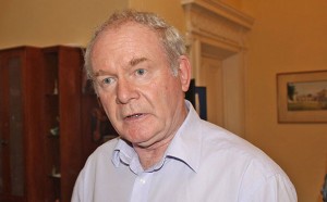 Sinn Fein chief Martin McGuinness 