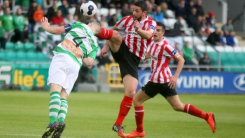 Rory Patterson twice close in getting a goal for Derry City 