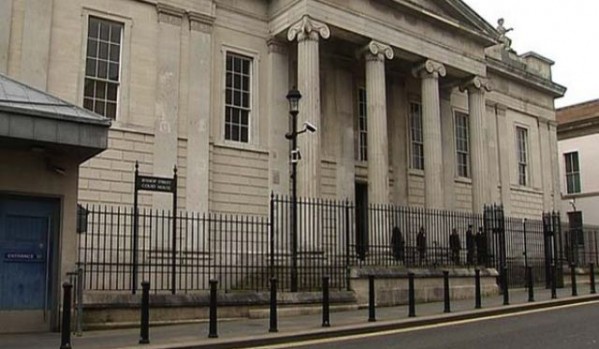 Sean O;Halloran on trial at Derry Crown Court accused of raping a woman in her home