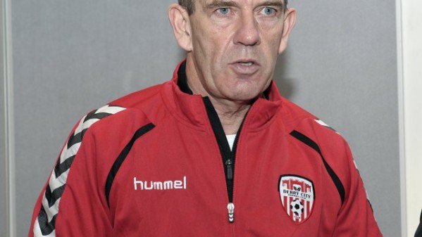 Derry City manager Kenny Shiels going all out for third place in the SSE Airtricity league