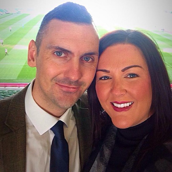 Mark Farren and his wife Terri Louise in happier times before he was so cruelly struck down with an aggressive brain tumour