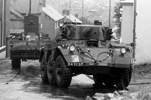 British Army's Operation Motorman in July 1972 in Derry