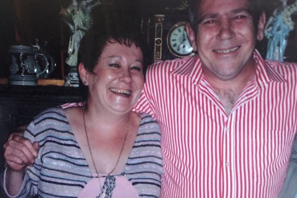 Jacqueline and Martin McCullagh in happier times