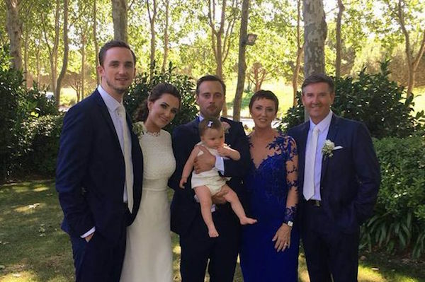 Daniel and Majella with the lovely family at their daughter Siobjan's wedding in Spain