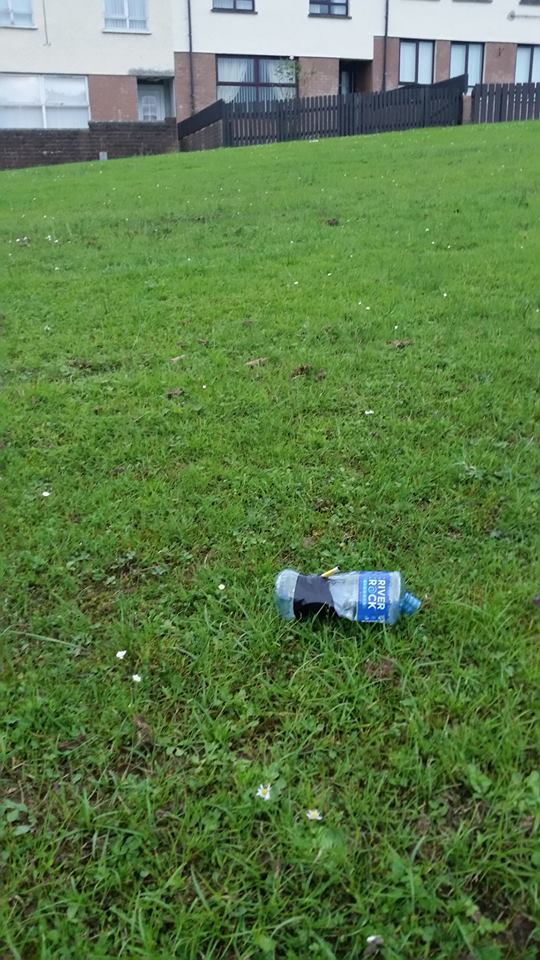 A bong found close to hiomes in Ballymagroarty