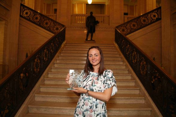 Mother of three, Charlene Dickey, has been announced as Northern IrelandÕs top Mum. Derry'S s Orla McLaughlin announced as a runner-up. PIC:DARREN KIDD/PRESSEYE