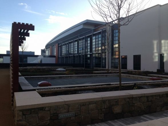 The new cancer care centre sited within the grounds of Altnagelviin Hospital
