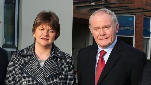 Martin McGuinness has called on Arlene Foster to step aside but she has refused