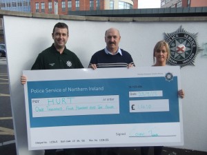 Crime Team cheque presentation