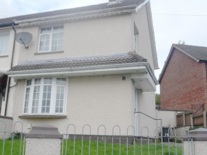 The house in Rathkeele Way where yesterday's stabbing incident took place.