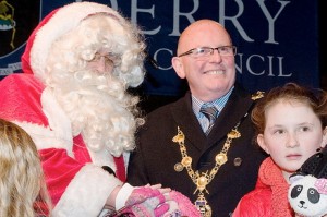 Santa will return to Derry this Friday to switch on the city's Christmas lights.