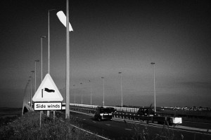 Foyle Bridge: reopened after being closed high-sided vehicles.