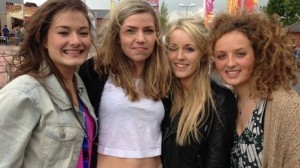 Anna, Jan, Tare and Aoife were among the fans who enjoyed Bruno Mars.