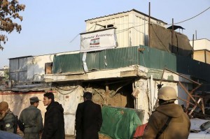 The Taverna du Liban Lebanese restaurant in Kabul.