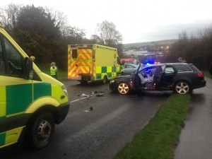 The scene following last week's arrest in Letterkenny.