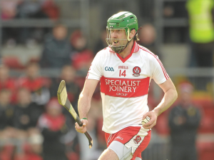 Ruairi Convery: Derry's man of the match.
