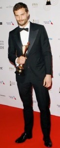 Award winner: Jamie Dornan.