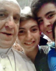 Pope Francis has even posed for a "selfie."
