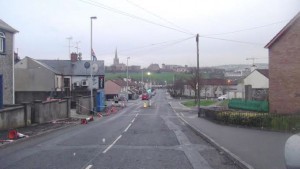 Westland Street where the man was attacked.