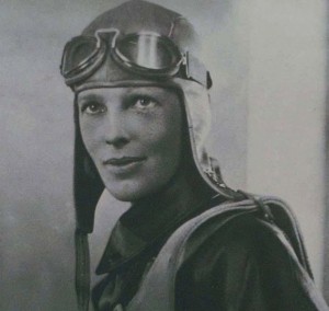 Amelia Earhart.