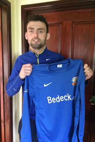 Eoin Bradley also plays his football with Glenavon FC