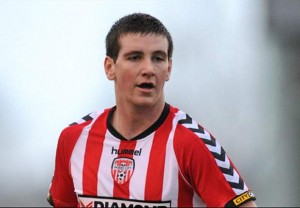 Patrick McEleney: gave Derry hope with 82nd minute goal.