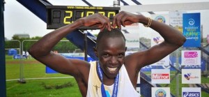 Race favourite: Kenyan Freddy Sittuk. 