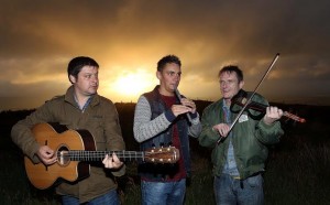  Ramon Ferguson, Ciaran Coyle and Robert Peoples at the Dawn Chorus at An Grianan. Photo: Lorcan Doherty Photography