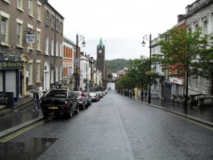 Shipquay Street were the road rage attack took place.