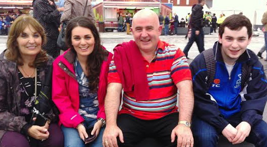 From left, Kay, Kelleigh, Francis and Frank Callaghan.