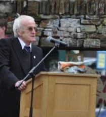 Gerry McCartney speaking at last night's commemoration.