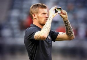 James McClean captures the atmosphere before Ireland's friendly with Portugal in New Jersey in which he scored his first international goal.