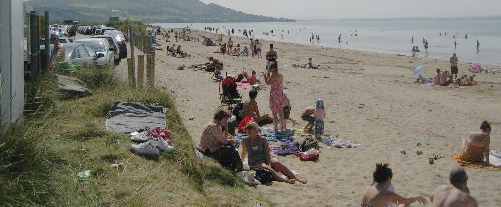 Lisfannon Strand at Fahan, near Buncrana, which is popular with Derry beach lovers.