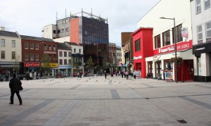 Waterloo Place in Derry where Kim was last seen on Tuesday last.