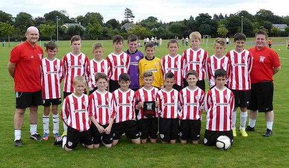 The Derry Colts under-12 squad.